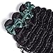 Perstar Deep Curly Bundles With Closure Human Hair Deep Wave Bundles With Closure Unprocessed Virgin Brazilian Hair Deep Wave 3 Bundles With 4x4 Lace Closure Natural Black Color(12 14 16+10 free part)