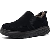 Women's Orthopedic Diabetic Winter Slippers: Comfortable Wide Toe Box Arch Support Plantar Fasciitis House Slip On Loafers, Casual Warm Orthotic Flat Feet Walking Shoes for Foot and Heel Pain Relief