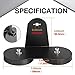 Magnetic Base Light Bar Mounting Brackets, AKD Part 2PCS Powerful LED Light Magnetic Sucker Holder Universal Side-Mounted Brackets Kit for Straight Curved Light Bar on Hood Roof