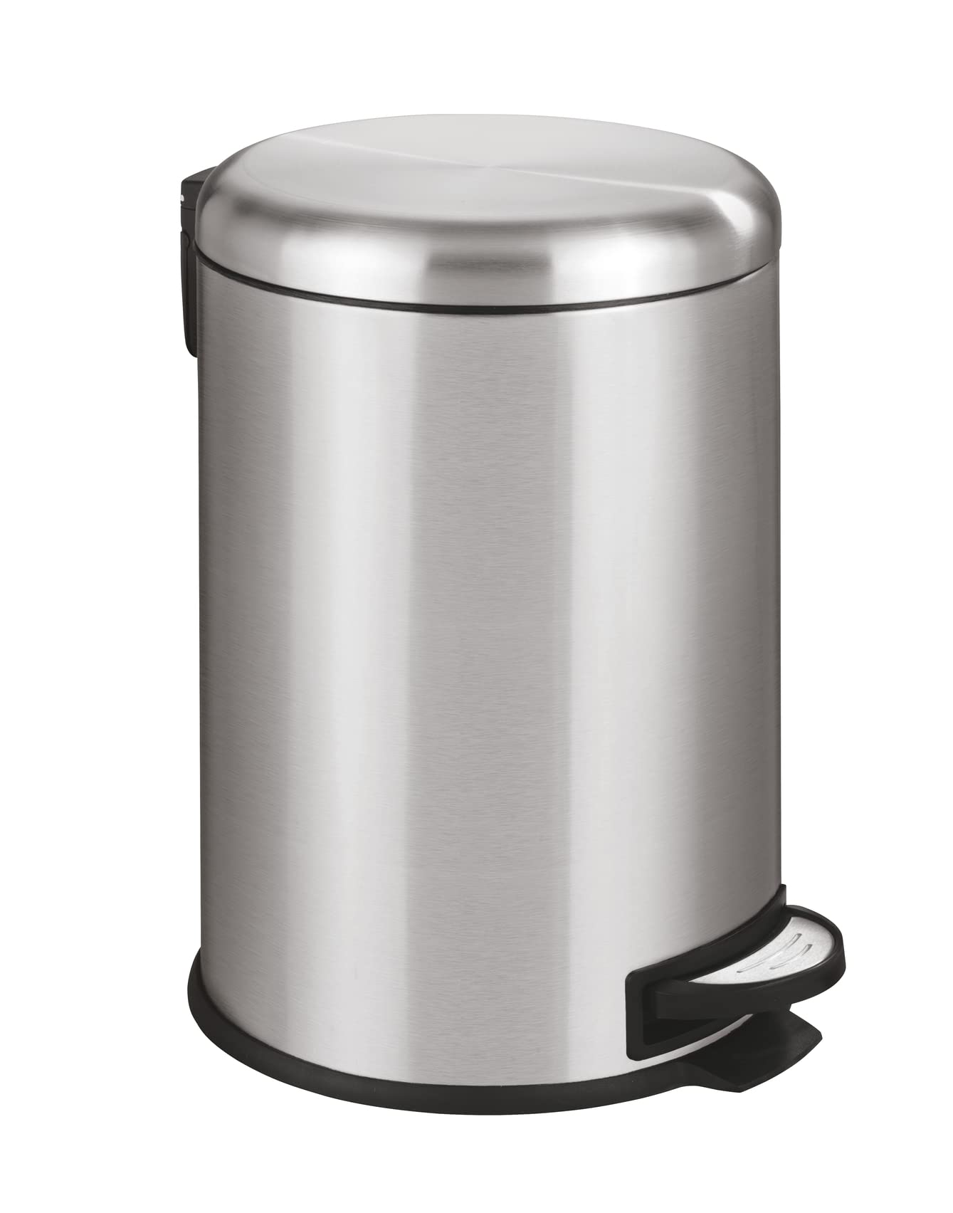 WENKO Pedal bin st./st.Leman Easy Close 20 l, stainless steel, INOX satiné