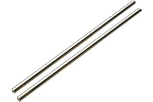 longcheer Brass rods 8 mm(0.32 inch) Diameter Two Pieces Brass Round Bar Stock Lathe Bar Stock Kit Round Brass Stock Solid Brass 300 mm Length Knife Pins Knife Handles,Brass Pins for Hardware