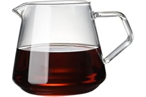 ZNZNANG Glass Range Coffee Server ��Borosilicate Glass Coffee Server��Suitable for Brewing Coffee, Milk �� Tea (650ml/22 oz)