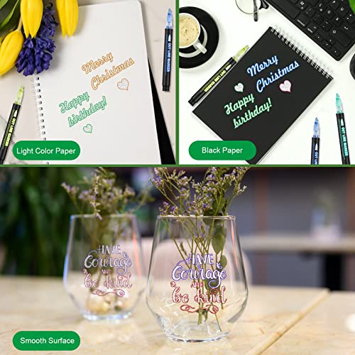 36 Pack Double Line Outline Markers, Squiggles Shimmer Markers Set, Self Outline Metallic Glitter Marker Pens for Christmas,Art, Drawing, Writing, Greeting Cards, DIY, Scrapbook, Easter Eggs,Crafts