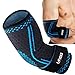 SZELAM Elbow Brace for Tendonitis and Tennis Elbow Relief, Weightlifting Straps Basketball Arm Sleeves for Women and Men, Elbow Compression Sleeve for Golf, Arthritis, Bursitis, Recovery - L/Single