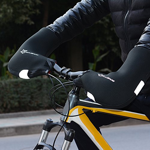 Docooler Handlebar Mitts Pogies Mittens for Cold Weather Riding MTB Fat