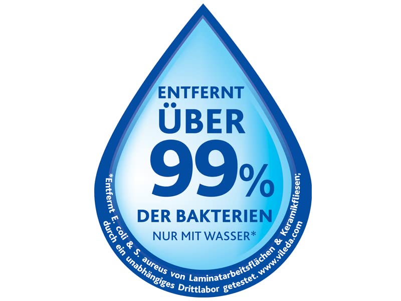 Vileda Mikrofaser Allzwecktücher Colors, Reinigungstücher zur trockenen und feuchten Anwendung, 100% Mikrofaser-Material, 30 x 30 cm, Mehrfarbig, Maxi-Pack, 14er-Pack 8