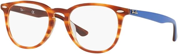 レイバン メガネフレーム 伊達メガネ アジアンフィット Ray Ban Rx7159f Rb7159f 5799 52 国内正規品 ウェリントン ユニセックス メンズ レディース ファッション小物 通販 Amazon