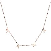RWQIAN Mama Necklace for Women - Pendant Necklace Gifts for New Mom, Expecting Mom, First Mother's Day