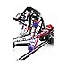 Hot Racing YEX56U01 Black Aluminum Rear Upper Links for Yeti XL