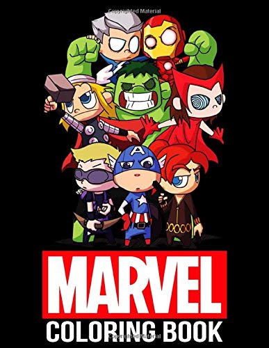 31 Marvel Coloring Books For Adults