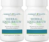 Herbal Equilibrium by Women's Health Network - Natural Menopause Support Supplement for Hormonal Balance and Hot Flash Relief (2 Bottles)
