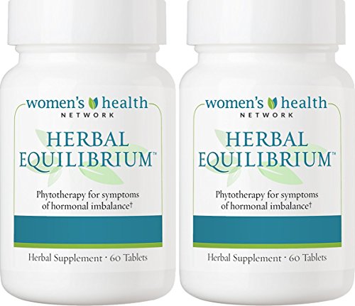 Herbal Equilibrium by Women's Health Network - Natural Menopause Support Supplement for Hormonal Balance and Hot Flash Relief (2 Bottles)