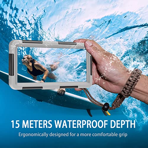 Waterproof Smartphone Case IPX8 Waterproof Phone Pouch Compatible with iPhone 17 Air 17 Pro 17 Pro Max 16e 15 16 Plus 15 16 Pro 15 16 Pro Max Samsung S25 S24 S23
