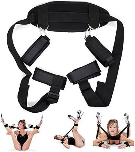 Adult Leather Massage Tool for Romantic Night B-ö-ň-dàgé Kits (Black1)