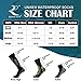 RANDY SUN Waterproof Skiing Socks, [SGS Certified] Unisex Knee Length Breathable Hiking Trekking Sock 1 Pair