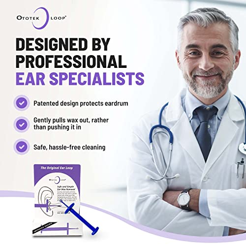 Ototek Loop Ear Wax Removal Tool Cleaning Tool for Earwax Removal Plastic Ear Care Product