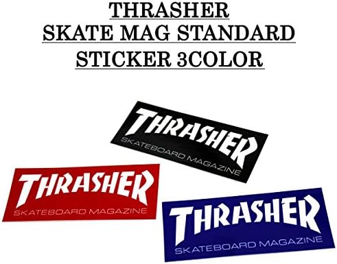 Amazon Co Jp 2472 Thrasher スラッシャー ステッカー Skate Mag Sticker ステッカー 青 ホーム キッチン