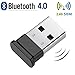 Bluetooth USB Adapter, USB 4.0 Bluetooth Dongle with 2.4Ghz range for Win 10/ 8.1/ 8, desktop, Vista and XP by KEY IDEA (Black)
