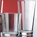 Set of 16 Heavy Base Ribbed Durable Drinking Glasses Includes 8 Cooler Glasses (17oz) and 8 Rocks Glasses (13oz), Clear Glass Cups - Elegant Glassware Set primary