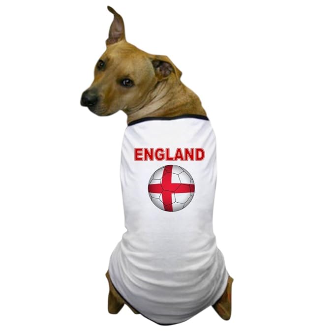 CafePress England Football Dog TShirt, Pet Clothing, Funny Dog
