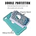 iPod 4 Case, iPod Touch 4 Case, MagicSky [Shock Absorption] Studded Rhinestone Bling Hybrid Dual Layer Armor Defender Protective Case Cover For iPod Touch 4th Generation - Flower2
