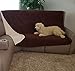 TOP Waterproof Blanket, Deluxe Bed and Furniture Protector for People and Pets, Reversible, Leak Proof Moisture Barrier, Soft Fleece (Brown Beige Reversible, Jumbo 80×60)thumb 3