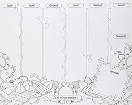 52 messages ma semaine à colorier et à organiser