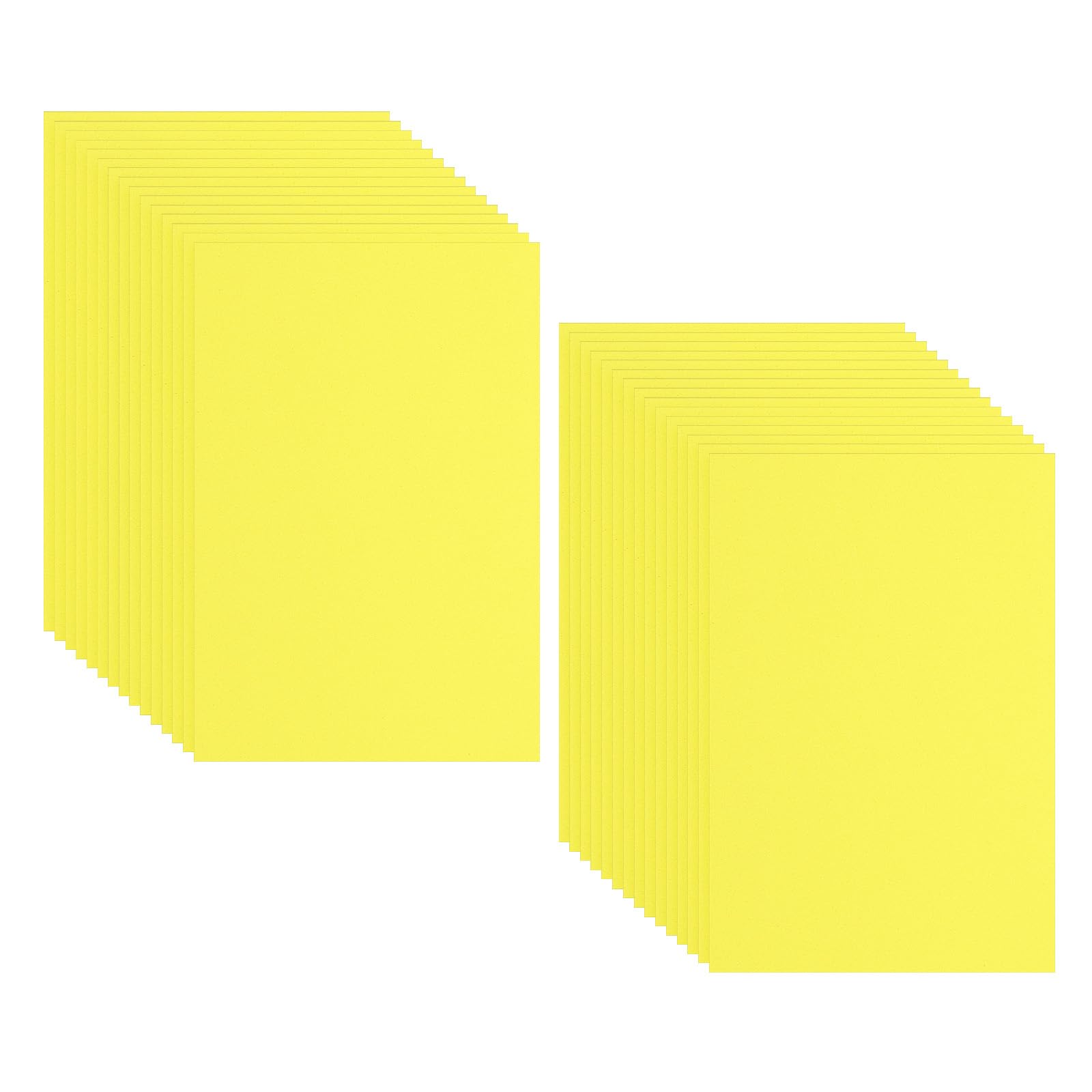 PATIKIL 30 Pack EVA Foam Sheets, 12" x 8" 2mm Thick Foam Sheets Crafts Foam Paper for Craft Classroom Bulletin Board Decor Scrapbooking DIY Cosplay Costume, Lime Yellow