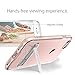 Spigen Crystal Hybrid iPhone 7/iPhone 8 Case with Water-Mark Free Clear Case and Magnetic Metal Kickstand for Apple iPhone 7 (2016)/iPhone 8 (2017) - Rose Gold