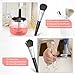 Bestidy Makeup Brush Cleaner Kit Electric Deep Clean Makeup Brushes and Dryer in 360 Rotation with 8 Collars for All Makeup Brushes Cleaning