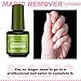 Gel Nail Polish Remover, Magic Nail Polish Remover, Easily & Quickly Removes Soak-Off Gel Polish, Don't Hurt Nails, Professional Non-Irritating Nail Polish Remover-15ml