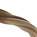 Sunny 18inch Balayage Tape In Hair Extensions Human Hair Color Medium Brown to Ash Blonde Highlight Blonde Remy Real Human Hair Extensions 20pc 50g