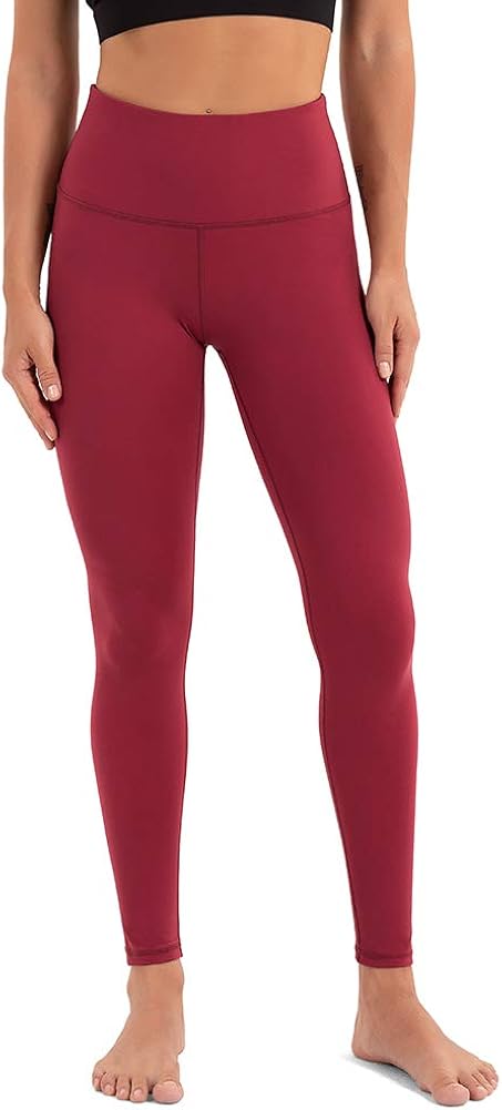 CLUCI High Waist Yoga Leggings Women Active Workout Pants Athletic Running Tummy Control Non-See Through 4 Way Stretch: Clothing