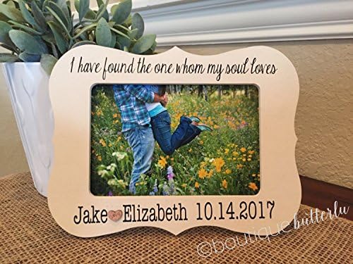 Engagement Gift - Personalized Engagement Frame - Wedding Gift - Wedding Frame - She Said Yes - We're Engaged