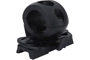 Helmet Flashlight Holder Mount - Tactical Airsoft Quick Release Flashlight Clamp Fit Fast Helmet Rail - Portable Plastic Torc