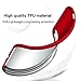 VANMASS iPhone X Case Matte Finish Flexible Soft Gel TPU Sleek Cover Shell with Thin Slim Fit and Apple Original Natural Touch for Apple iPhone X -Red