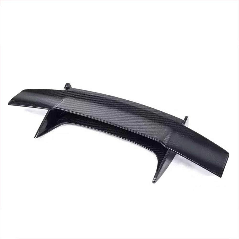 Car Rear Spoilers Double layer carbon fiber free punching Style Auto Car Tail Decoration Spoiler Wing Accessories For Ford Mustang