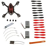 [Update Version] Hubsan X4 H107C Quadcopter Spare Parts Crash Pack + Velcro cable ties With AVAWO LOGO