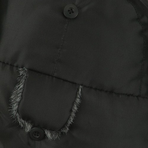 Nylon Oxford Trooper Hat - Black