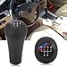 Manual Gear Shift Knob, Car Gear Shifter Knob Stick Head Lever for BMW 1 3 5 7 Series E81 E82 E87 E90 E91 E92 E60 E61 E63 E84 E53 E28 E30 E34 E36 ((5 speed))