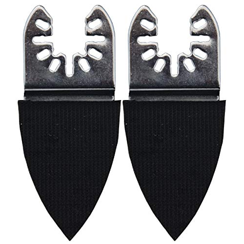 XXGO 2 Pcs Finger Sanding Pads for Oscillating Tool Compatible with Bosch, Chicago, Craftsman, Dewalt, Dremel, Fein, Harbor Freight, Makita, Milwaukee, Porter Cable, Ridgid, Ryobi, Rockwell XG3002
