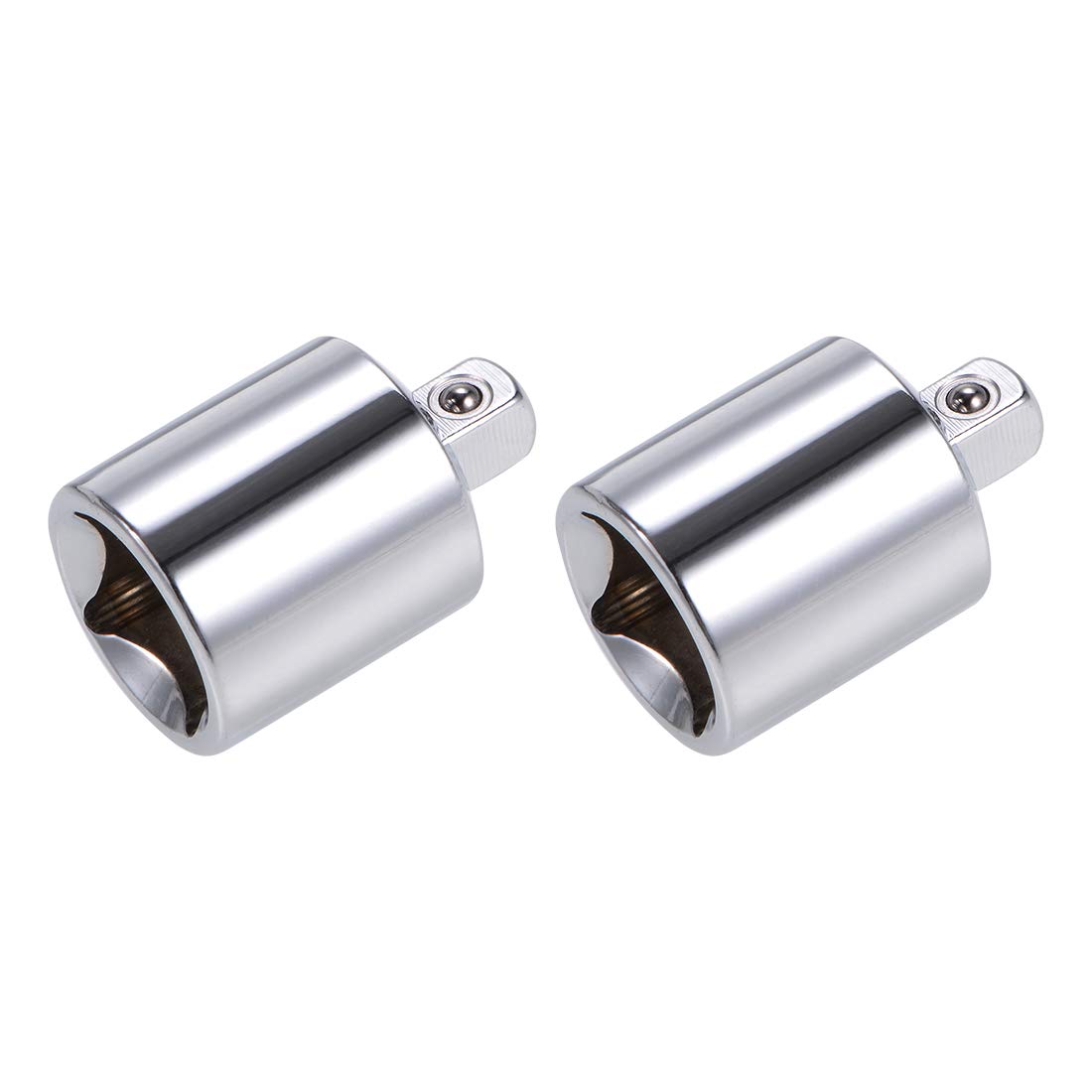 sourcing map 2 Pcs 1/2 Inch Drive (F) x 1/4 Inch (M) Socket Reducer Adapter, Female to Male