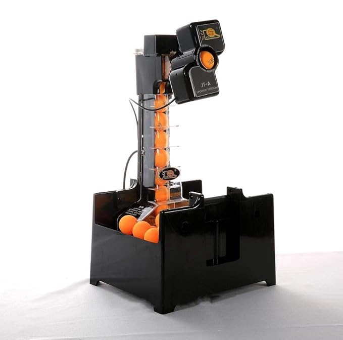 ALOOVOO JT-A Tischtennisroboter / -Maschine, Beruf Automatische Tischtennismaschine für Trainingsübungen Geeignet für über 40