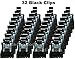 The Amazing Sock Clip Sock Holder, 32 Clips, Black, Made in U.S.A.