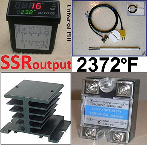 Ramp Soak Temperature Controller Kiln SSR Thermocouple Programmable Control 50S