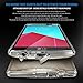 Ringke Fusion Compatible with LG G4 Case Crystal Clear PC Back TPU Bumper with Screen Protector Drop Protection, Shock Absorption Technology (Attached Dust Cap) for LG G4 - Clear