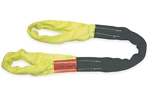 LIFT ALL Liftall EE90X6 Tuflex Sling, Eye and Eye, 6', Yellow