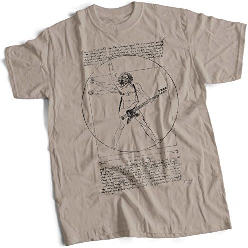 bybulldog Vitruvian Bass Guitar Player T-Shirt