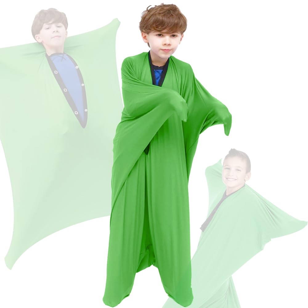 Vmxlso Sensory Body Sock for Kids, 40"X27" Body Sock Sensory Kids, Stretchy Sensory Socks Kids Autism, Sensory Body Sock Kids, Full-Body Wrap Stretchy Body Sox for Children with Autism, Anxiety