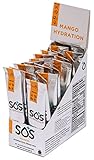 SOS Hydration Inc Organic Mango 20 Pack Electrolyte Hydration Powder Mix